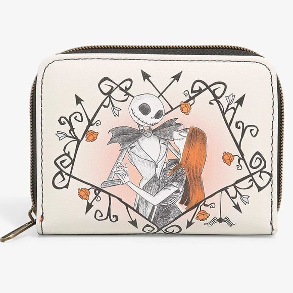 Loungefly Nightmare Before Christmas Jack & Sally Graveyard Backpack & Wallet - Picture 6 of 8